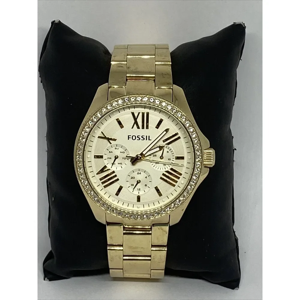Fossil Cecile AM4482 Womens Stainless Steel Analog Dial Quartz Wrist Watch UC168